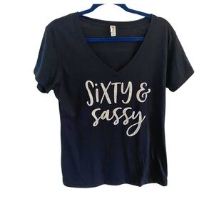 Sixty & Sassy T-shirt, 60th Birthday T-shirt, Birthday gift